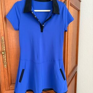 OLAY Sport Power Dress Deep Blue Size XL Stretchy Golf Tennis Dress